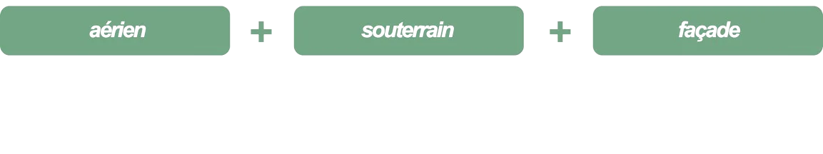 schéma illustrant les différents types de raccordements électriques